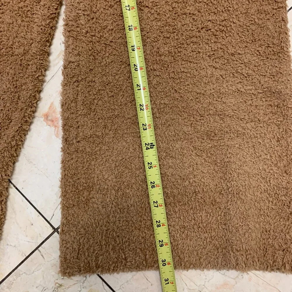 Skims Women's  Camel Cozy Knit Wide Leg Snow Pants AP-BTM-0142 Size 2X/3X. In ve - Picture 9 of 15